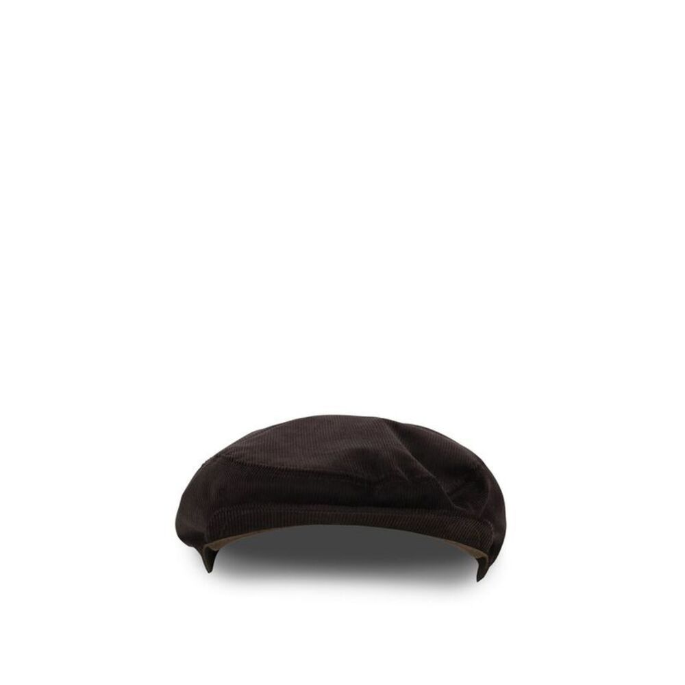 Dolce & Gabbana Brown Cotton Fatcap Men's Hat